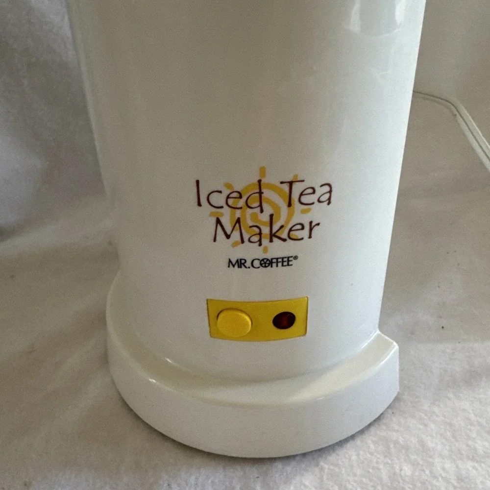 Mr. Coffee Iced Tea 2 Qt. Tea maker main unit only Yellow TM1 Tested, Works